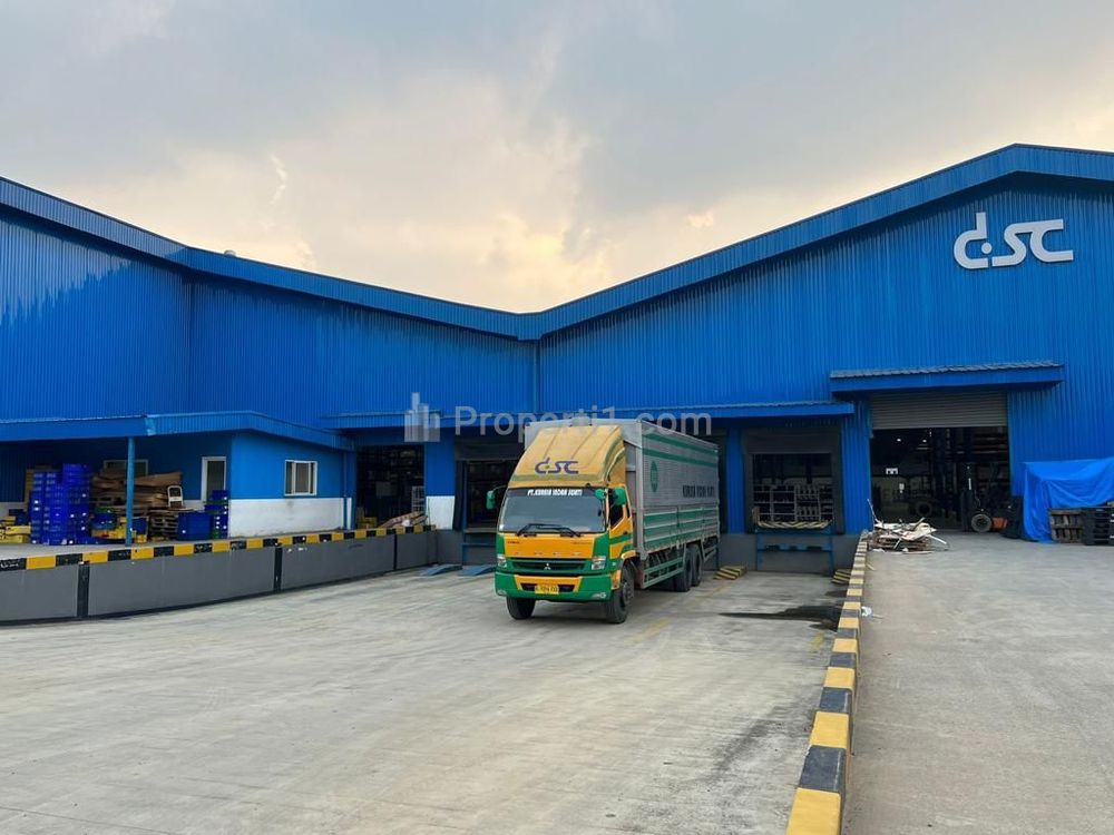 Jual  Nego Gudang HGB Luas 9720 m2 Bangunan 5952 m2, Siap Pakai di Kawasan Industri Delta Silicon, Cikarang, Bekasi, Jawa Barat