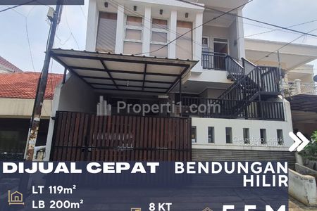 Dijual Rumah Bagus Terawat Turun Harga di Bendungan Hilir Jakarta Pusat