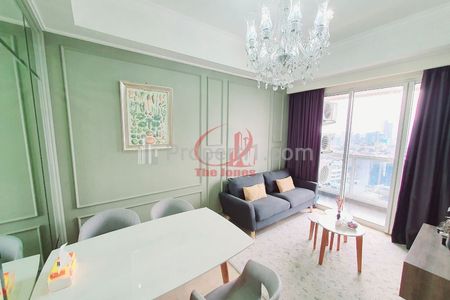 Disewakan Apartemen Menteng Park Tower Emerald (Private Lift) - 2 Bedrooms Full Furnished, Dekat TIM, RSCM, Bunda Hospital, dan Kampus UI Salemba