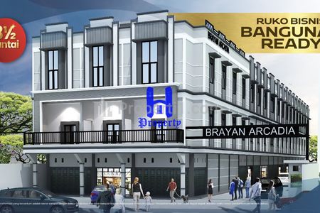Jual Ruko Siap Huni di Brayan Arcadia Jalan Pelita - Pertempuran, Medan