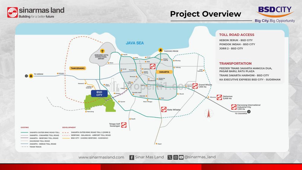 Dijual Kavling Komersial Pinggir Jalan Lokasi Depan IPEKA BSD City Tangerang