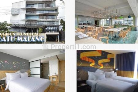 Dijual Tanah Bangunan Hotel di Songgokerto, Kota Batu
