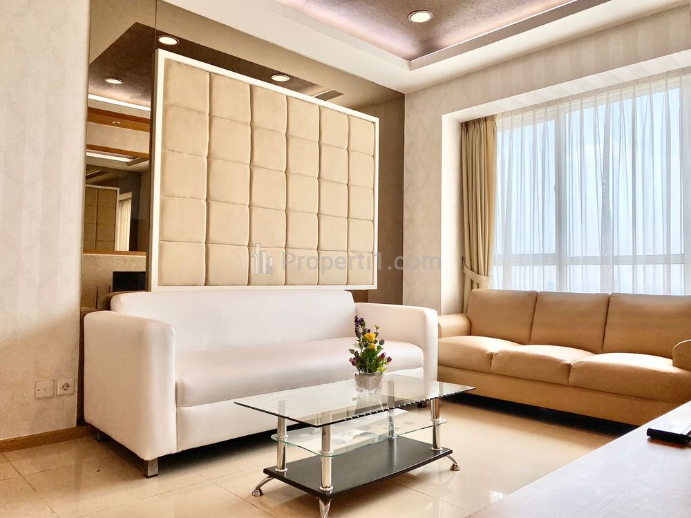 For Rent Luxury with Full Modern Furnished Apartment at Gandaria Heights 2+1BR - Strategic Location in South Jakarta
