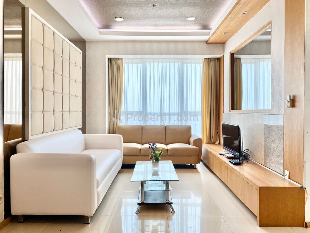 For Rent Luxury with Full Modern Furnished Apartment at Gandaria Heights 2+1BR - Strategic Location in South Jakarta