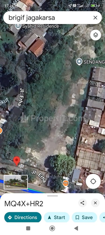 Sewa Murah Tanah SHM 5000 Meter di Jalan Brigif, Pinggir Jalan Tol, Ciganjur, Jagakarsa, Jakarta Selatan