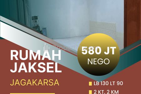 Jual Rumah di Srengseng Sawah Jagakarsa Jaksel, 2 Lantai Cocok untuk Kostan Dekat ke Universitas Pancasila