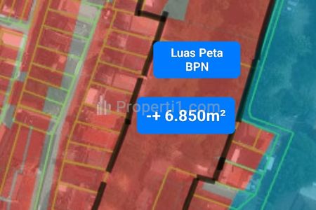 Sewa Tanah Luas 6850 m2 Bekas Pool Taksi Express Jagakarsa, Jakarta Selatan
