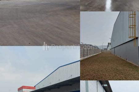 Sewa Nego Gudang Kawasan Industri MM2100 Luas 9600 m2 Bangunan 5800 m2, Cikarang Selatan, Dekat Cibitung, Bekasi, Jawa Barat