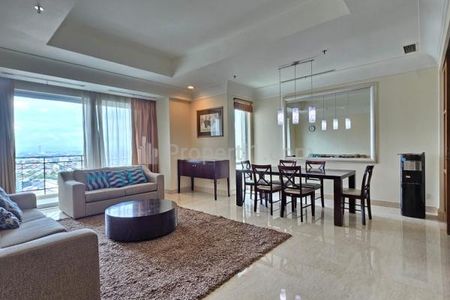 Sewa Apartemen Pakubuwono Residence di Kebayoran Baru Jakarta Selatan - 3 BR Furnished 245 m2