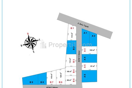 Jual Tanah Kavling 97m2 di Gunung Sindur Bogor Harga 200 Jutaan