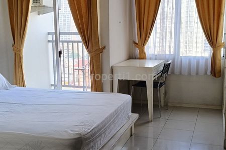 Disewakan Apartemen Cosmo Terrace Thamrin City Tipe Studio Fully Furnished, Dekat Pasar Tanah Abang, Grand Indonesia, dan Plaza Indonesia