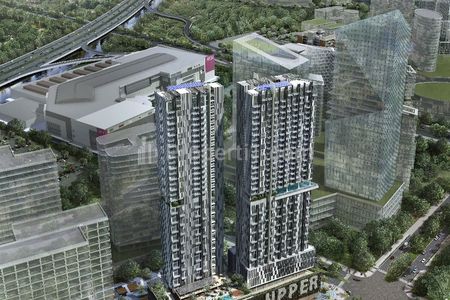 Dijual Apartemen Upper West BSD Loft Living Tipe 1 BR Semi Furnished di CBD BSD City