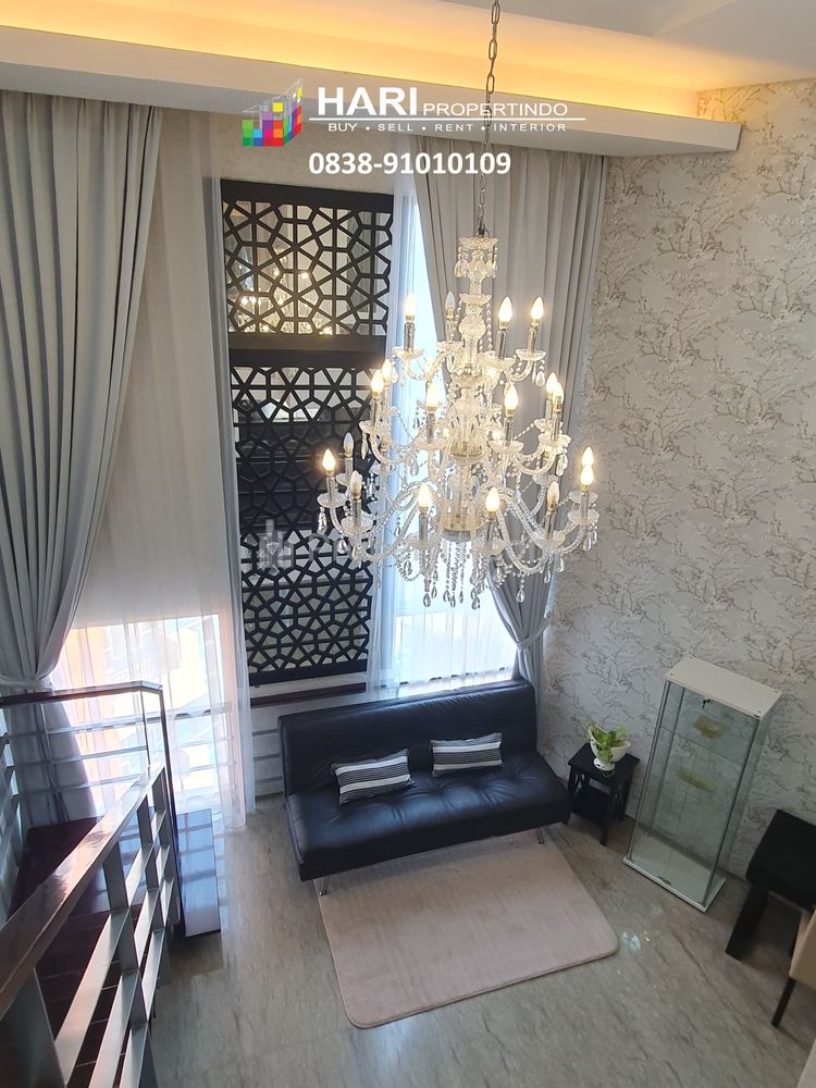 DIJUAL MURAH Apartemen Bellagio Mansion Mega Kuningan 2BR Fully Furnished - Tipe Loft Langsung ke Kolam Renang Dekat ke One Satrio LRT MRT Busway