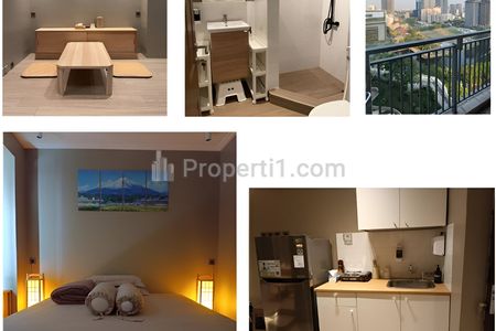 For Rent Apartemen Cosmo Residence Thamrin City - 1 Bedroom Full Furnished, dekat Wisma Nusantara, The Plaza, Bundaran HI, dan Grand Indonesia