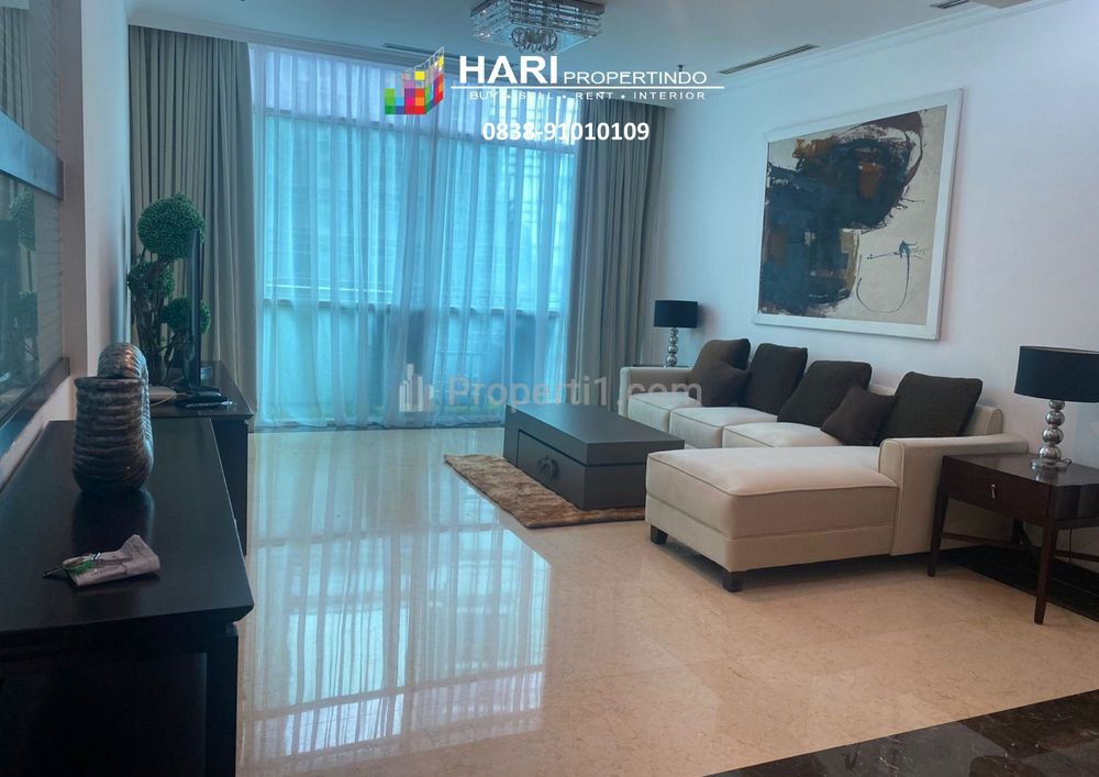 FOR RENT Apartment Bellagio Mansion Mega Kuningan 3+1 BR Beside Hotel Ritz Carlton - Private Lift Furnished Close to LRT MRT BUSWAY