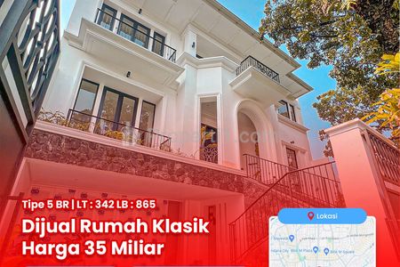 Dijual Rumah Mewah di Kebayoran Baru Jakarta Selatan - Single House