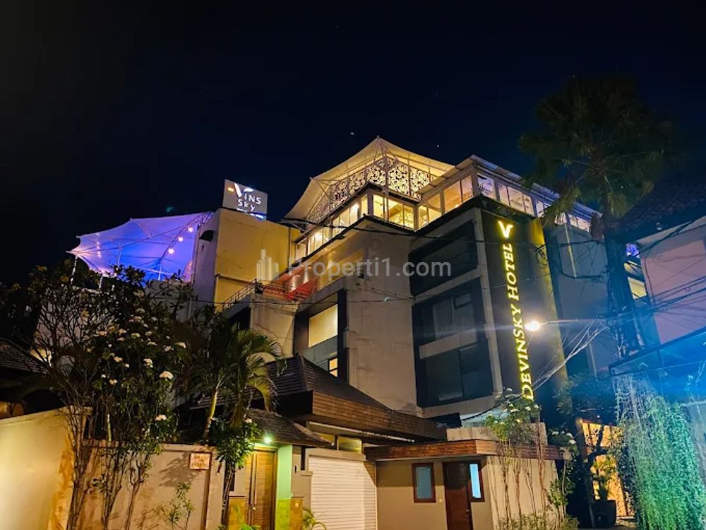 Dijual Hotel 4 Lantai Aktif di Seminyak, Bali