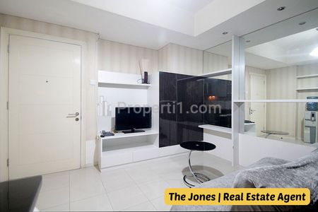 Disewakan Apartemen Cosmo Terrace Thamrin City 1 Kamar Tidur Fully Furnished, Dekat Pasar Tanah Abang, Grand Indonesia, dan Plaza Indonesia