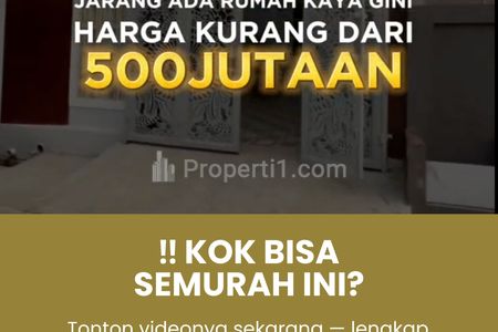 Rumah Dijual di Mutiara Gading Timur Bekasi Kota Sudah SHM Baru 400 Jutaan, 0812.1714.3588