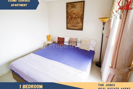 Disewakan Apartemen Cosmo Terrace Thamrin City 1 Kamar Tidur Fully Furnished, Dekat Pasar Tanah Abang, Grand Indonesia, dan Plaza Indonesia