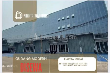 Disewakan Gudang dan Kantor 4 Lantai di Kamal, Kalideres, Jakarta Barat