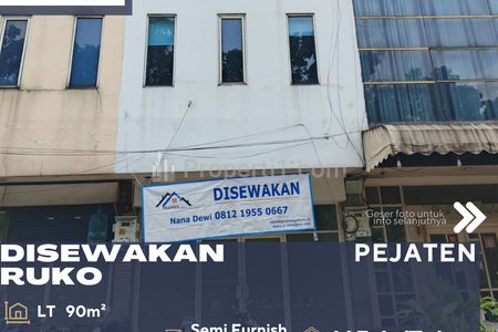 Disewakan Ruko 4 Lantai Lokasi Strategis di Pejaten Jakarta Selatan