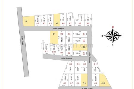 Jual Tanah Kavling 160m2 di Cileungsi Bogor Harga 170 Jutaan