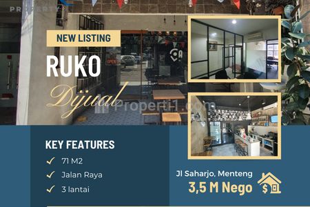 Dijual Ruko Cocok untuk Perkantoran di Jalan Saharjo Menteng Setia Budi Jakarta Selatan