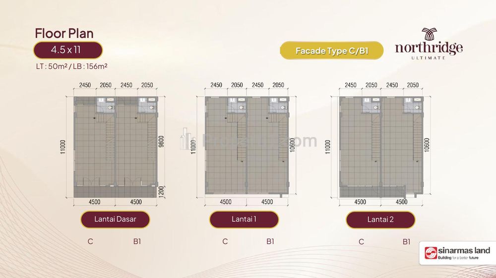 Dijual Northridge Ultimate Ruko 3 Lantai Dekat QBig BSD City