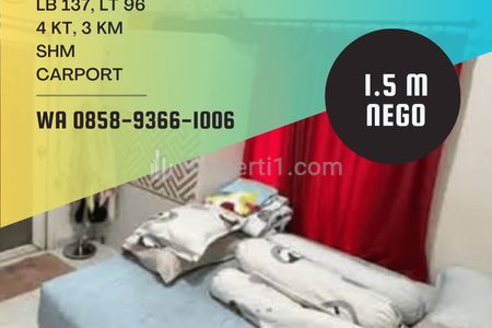 Jual Rumah Depok Cipayung 2 Lantai Siap Huni Semi Furnished
