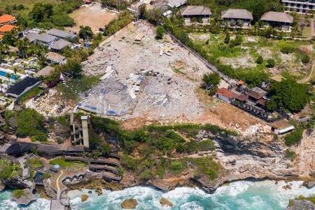 Jual Tanah 5780 m2 Cliff Front Hadap Laut di Uluwatu, Sebelah Ulu Cliffhouse, Kuta Selatan, Bali