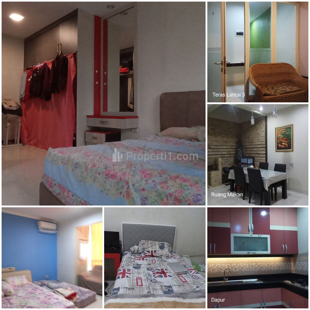 Dijual Rumah 3 Lantai di Perumahan Green Ville Jakarta Barat