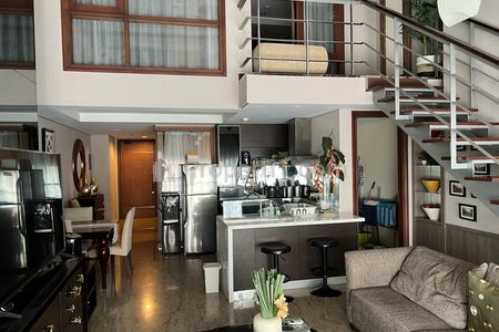 Disewakan Apartemen Murah Bellagio Mansion Dulplex Loft 2 BR Fully Furnished