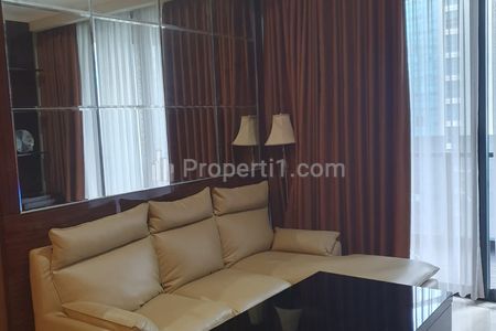 SEWA Apartemen DISTRICT 8 Senopati, Full Furnished 105m2 Tipe 2+1BR Only USD.1700 TERMURAH, Prime Location in Jakarta