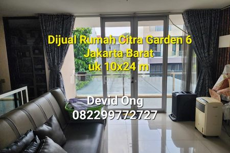 Dijual Rumah Citra Garden 6 Cluster Blue Ginger di Jakarta Barat
