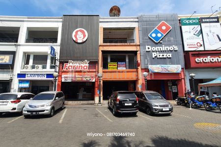 Disewakan Ruko Mulyosari di Central Park Surabaya Timur Sebaris dengan Resto McD Dominos Pizza Pempek Farina