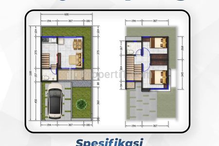 Dijual Rumah Gaya Jepang – 2 Lantai di Komplek Islamic Green Garden, Nagreg, Bandung