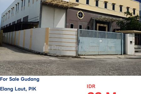 Dijual Gudang Elang Laut PIK di Jakarta Utara