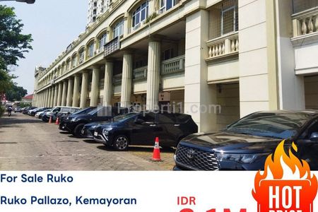 Dijual Ruko Pallazo MURAH di Kemayoran Jakarta Pusat
