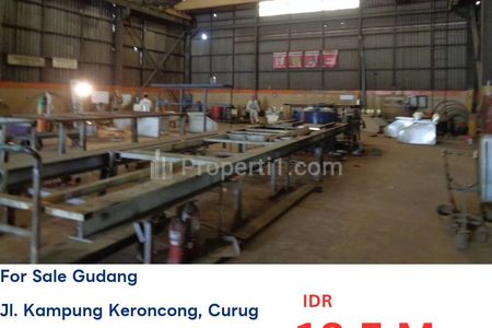 Dijual Gudang di Kampung Keroncong, Curug, Tangerang