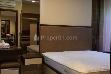 FOR RENT Apartment Denpasar Residence Kuningan City 1BR - Furnish Close to LRT MRT Busway Ambasador Lotte Kokas