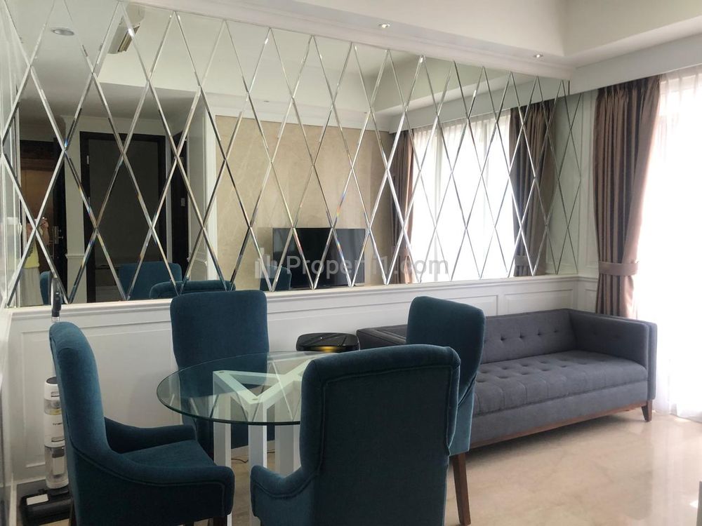 For Rent Apartemen Menteng Park Tower Emerald (Private Lift) - 2 Bedrooms Full Furnished, Dekat TIM, RSCM, Bunda Hospital, dan Kampus UI Salemba