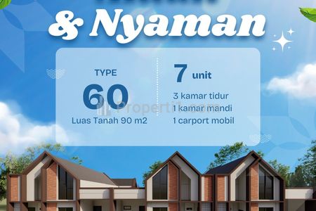 Dijual Rumah di Dekat Pasar Godean Sleman 3 Kamar Tidur