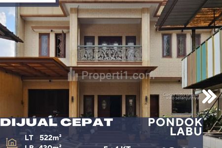 Dijual Rumah Tinggal dan Workshop Kondisi Terawat Akses Mudah Bebas Banjir Lokasi Strategis di Cilandak Jakarta Selatan