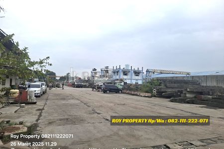 Dijual Tanah Open Yard di Cakung Cilincing Jakarta Luas 4 Ha Full Cor Beton Siap Bangun