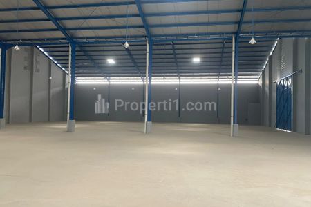 Disewakan Gudang Bangunan Baru Akses Counteiner 40 Ft di Semarang, Lokasi Dekat Toll Krapyak Sangat Strategis