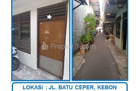 Jual Cepat Rumah Harga Spesial di Jl. Batu Ceper, Kel. Kebon Kelapa, Gambir, Jakarta Pusat