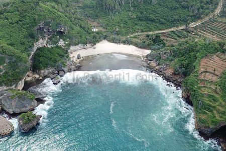 Jual Tanah Murah Strategis Pasir Putih Pantai Krokoh Gunungkidul Yogyakarta