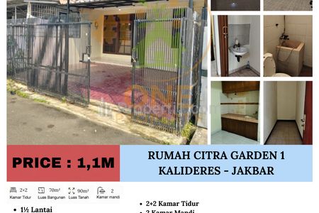 Dijual Rumah di Citra Garden 1, Kalideres - Jakarta Barat