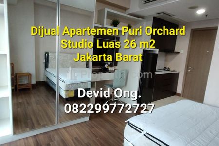 Jual Apartemen Puri Orchard BEST PRICE Jakarta Barat Tipe Studio Full Furnished